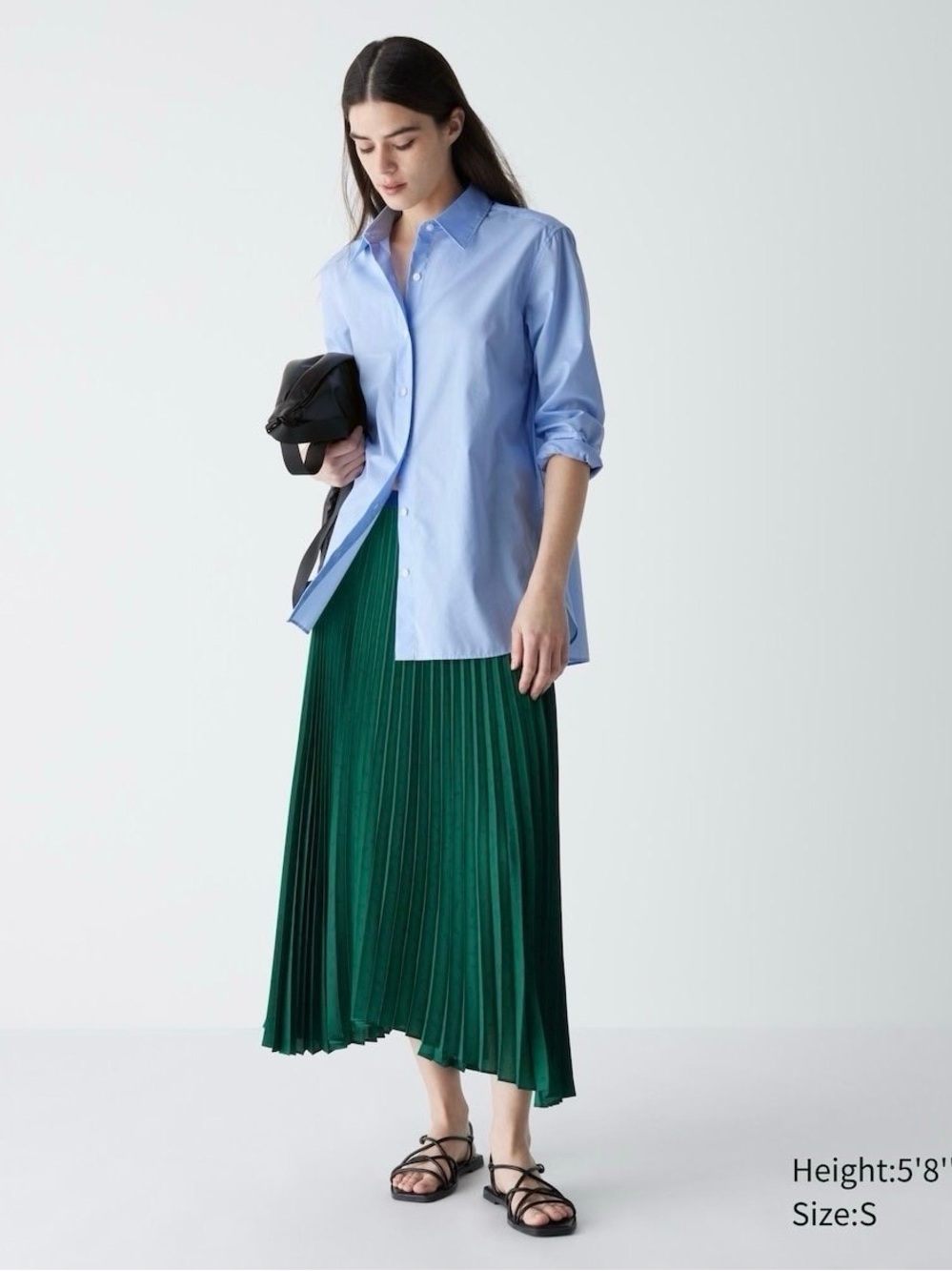 NWT Uniqlo :C Pleated Printed Skirt
